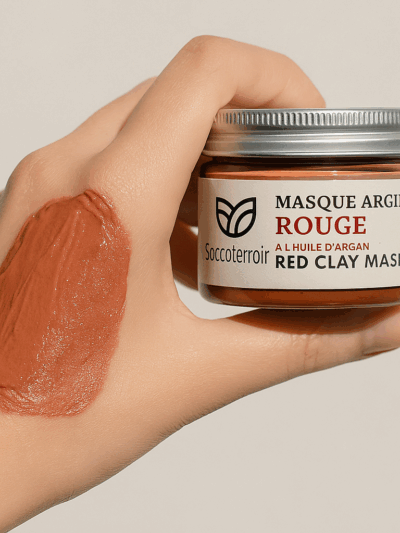 Masque à l’Argile Rouge & Huile d’Argan – 140 ml