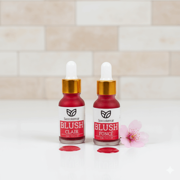 Blush Liquide Rouge Clair & Rouge Foncé