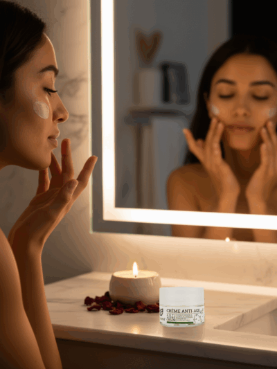 Crème Anti-Âge de Nuit au Niacinamide – Figue de Barbarie & Argan (50 ml)